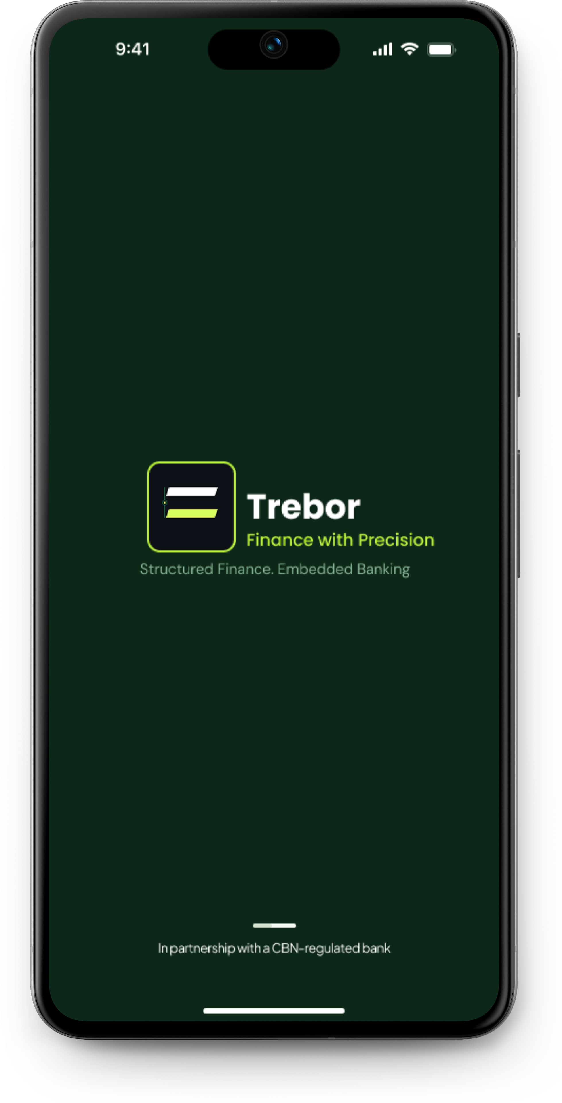Trebor dashboard screen