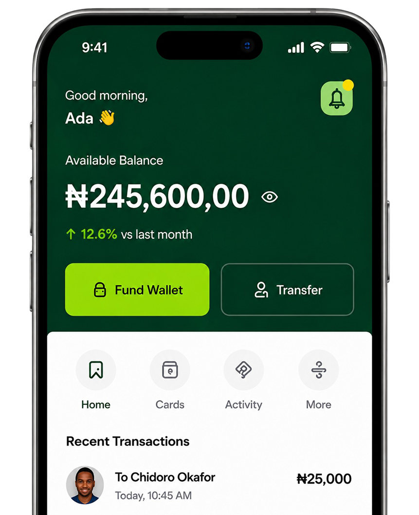 Trebor app dashboard