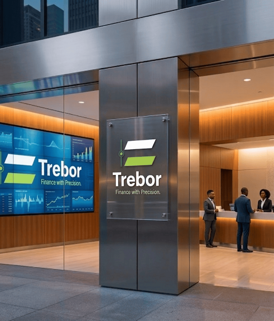 Trebor branded office lobby