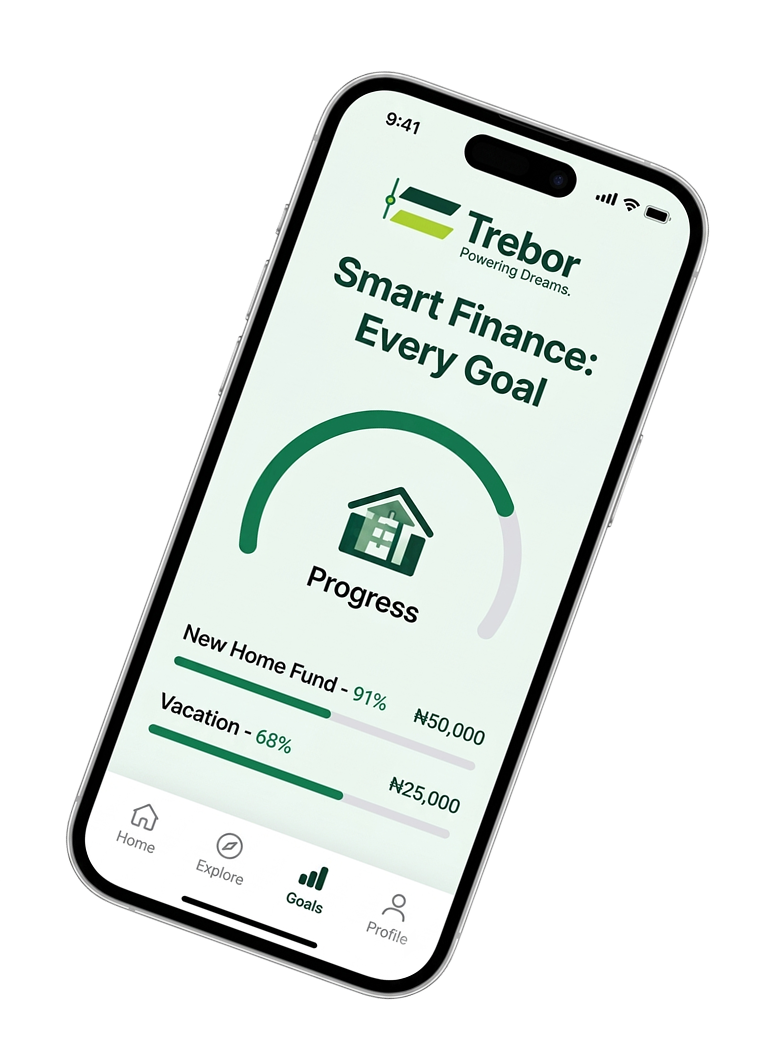 Trebor goals screen